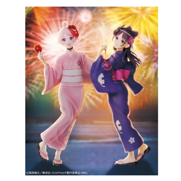 SEGA Witch Watch Nico Wakatsuki Figure Purple New Yukata Prize Figure US Seller - Picture 3 of 3